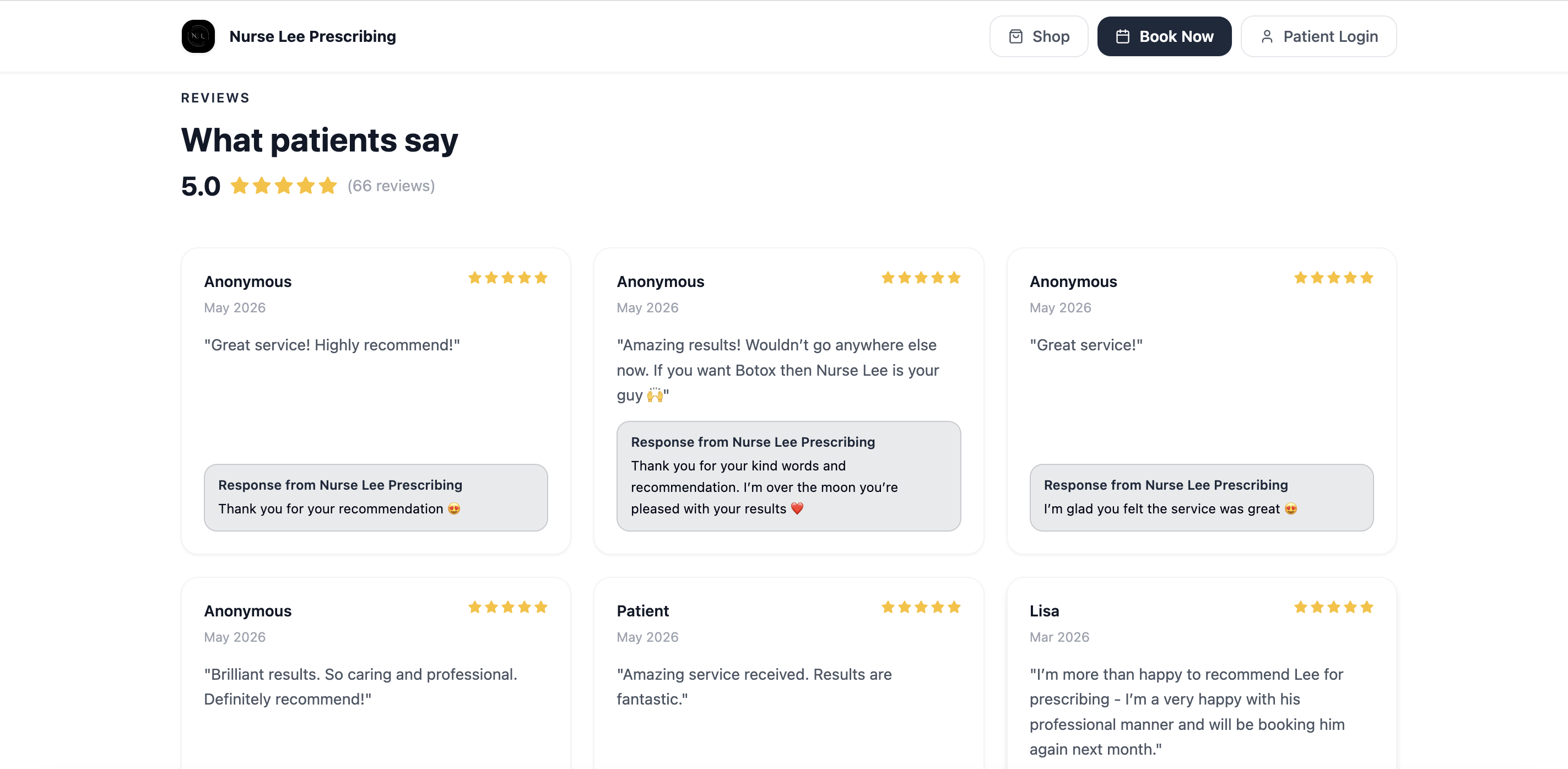 Patient Reviews